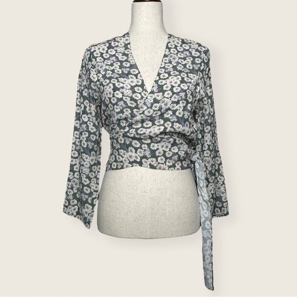 NWT | Rolla’s | Delilah Daisies Blouse | Olive | Small - Picture 2 of 11